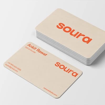 Rounded Corner Visiting Cards