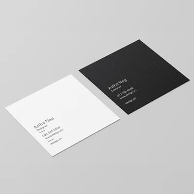 Square Visiting Cards