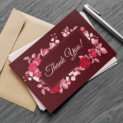 Thank You card
