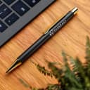 Pen with golden touch