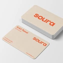 Rounded Corner Visiting Cards