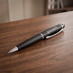 Regent Matte Black Ballpoint Pen