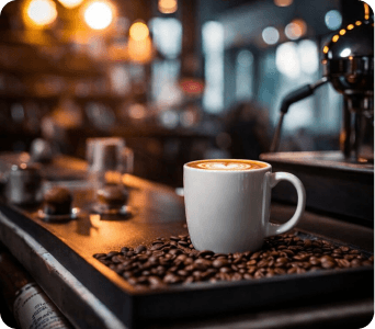 Cafe and restaurants