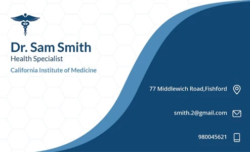 healthcare business cards