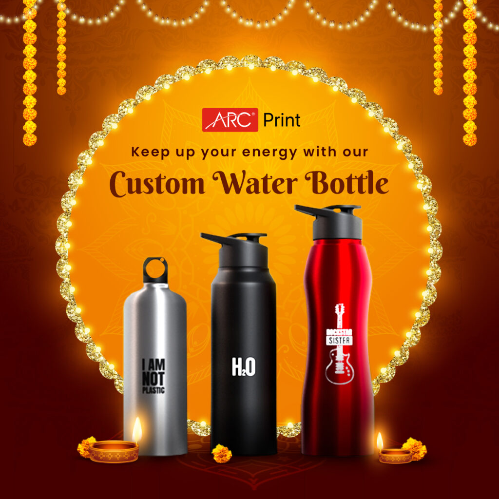 Customized Water Bottles as Diwali Gift