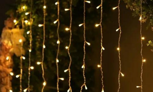 use String Lights for terrace birthday decoration ideas
