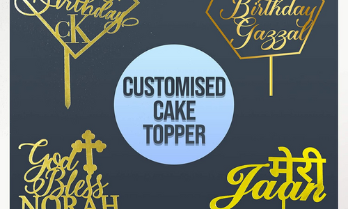 Customized Cake Topper
