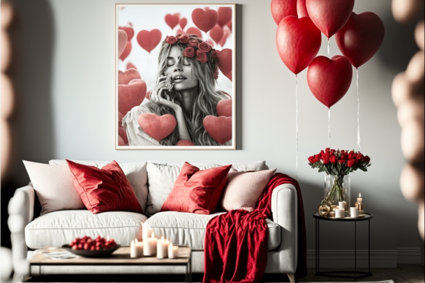 Valentine’s Day Room Decoration For living room