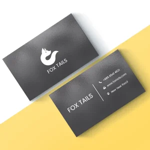 Double side printed visiting card