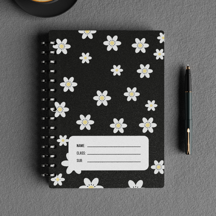 notebook printed