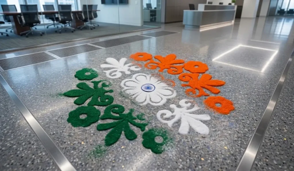 Flower Rangolis