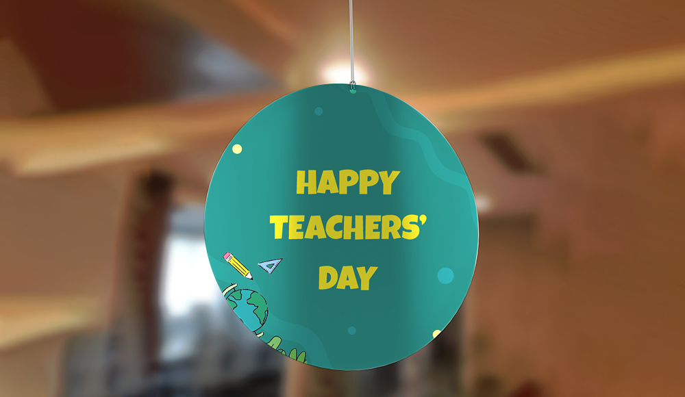 Dynamic Danglers for decoration ideas for teachers day
