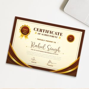 Certificates