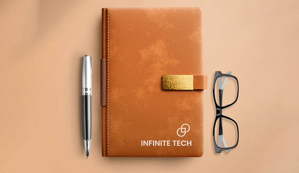 Custom Diaries with Pens for diwali gift ideas for employees 
