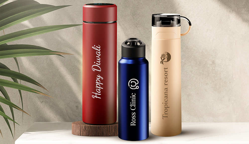 Premium Customized Bottles for gift ideas for office employees
