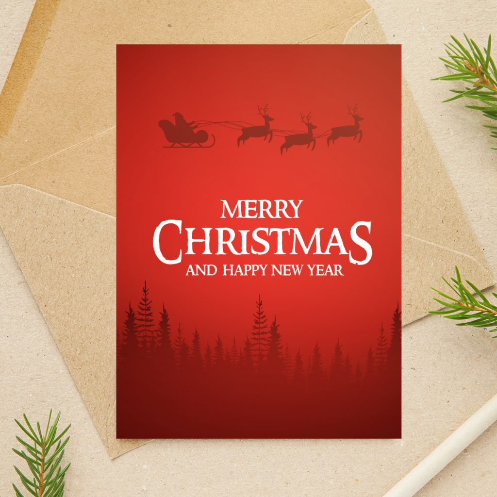 custom greeting cards for christmas