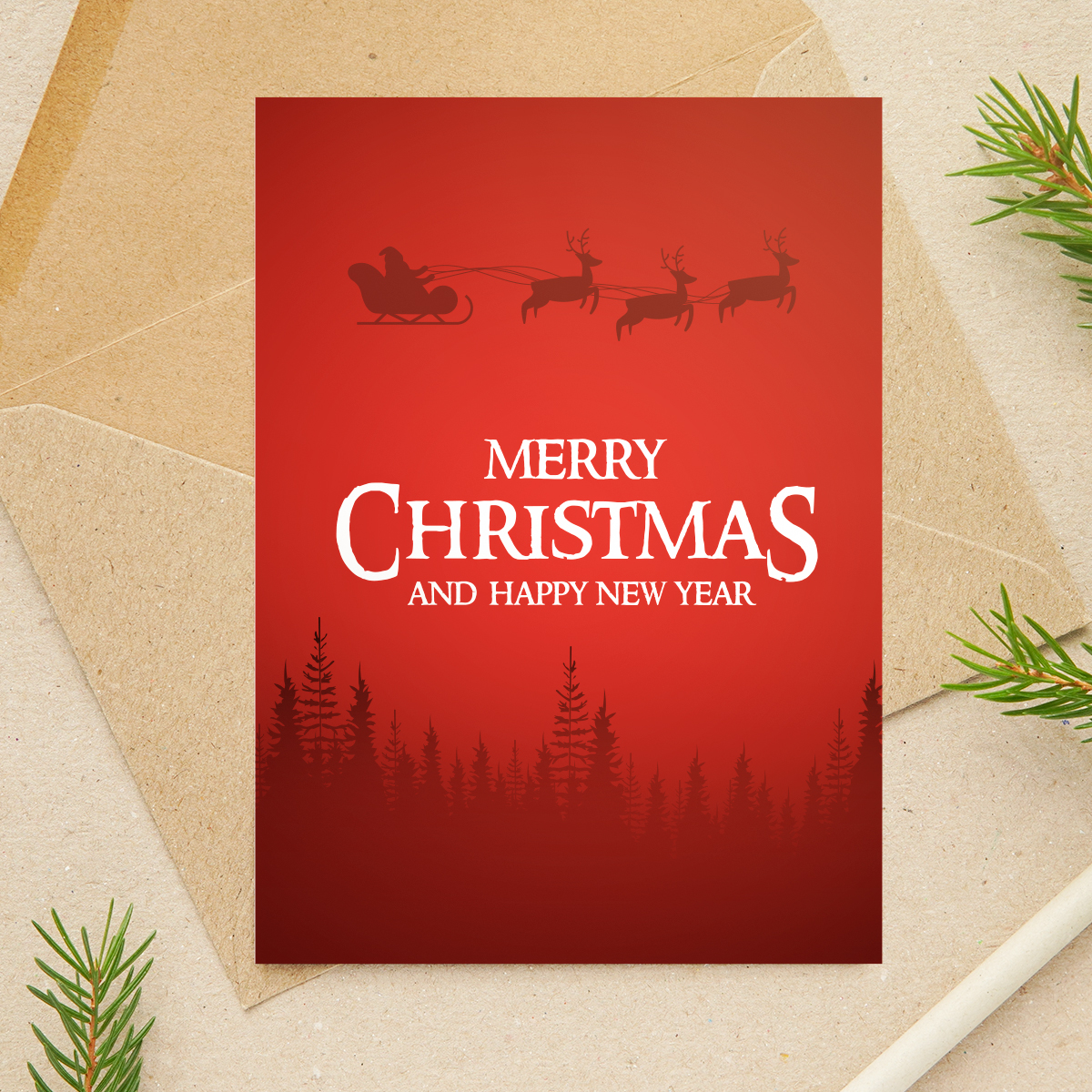 custom greeting cards for christmas