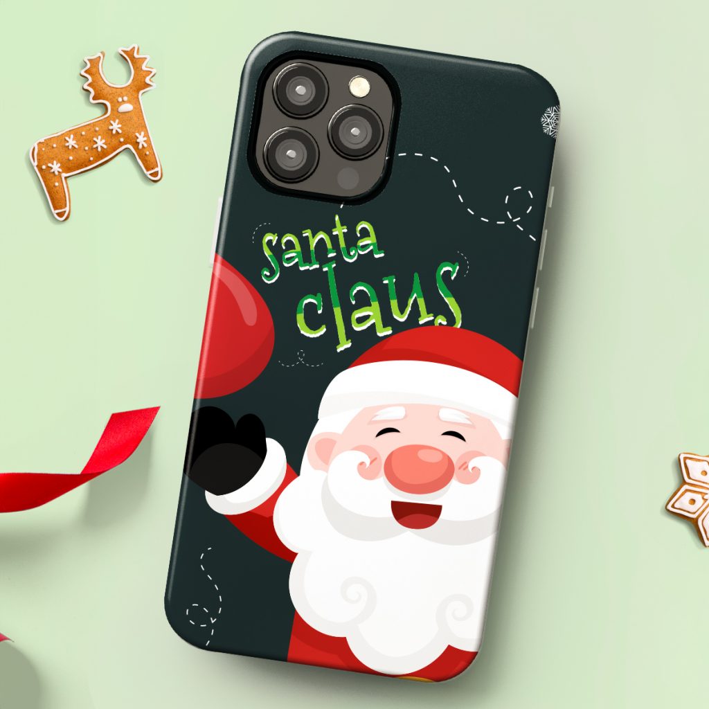 csutom mobile cover for christmas