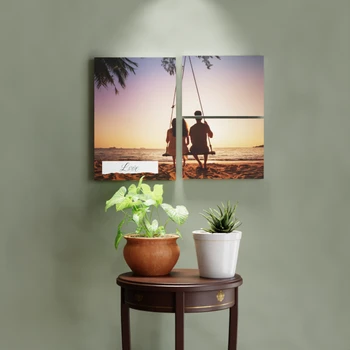 Split canvas gallery wraps