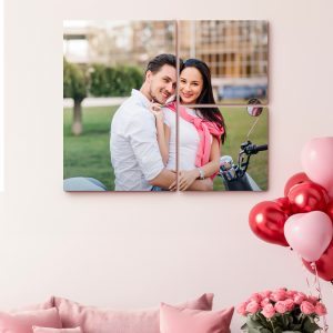 custom split canvas photo frame