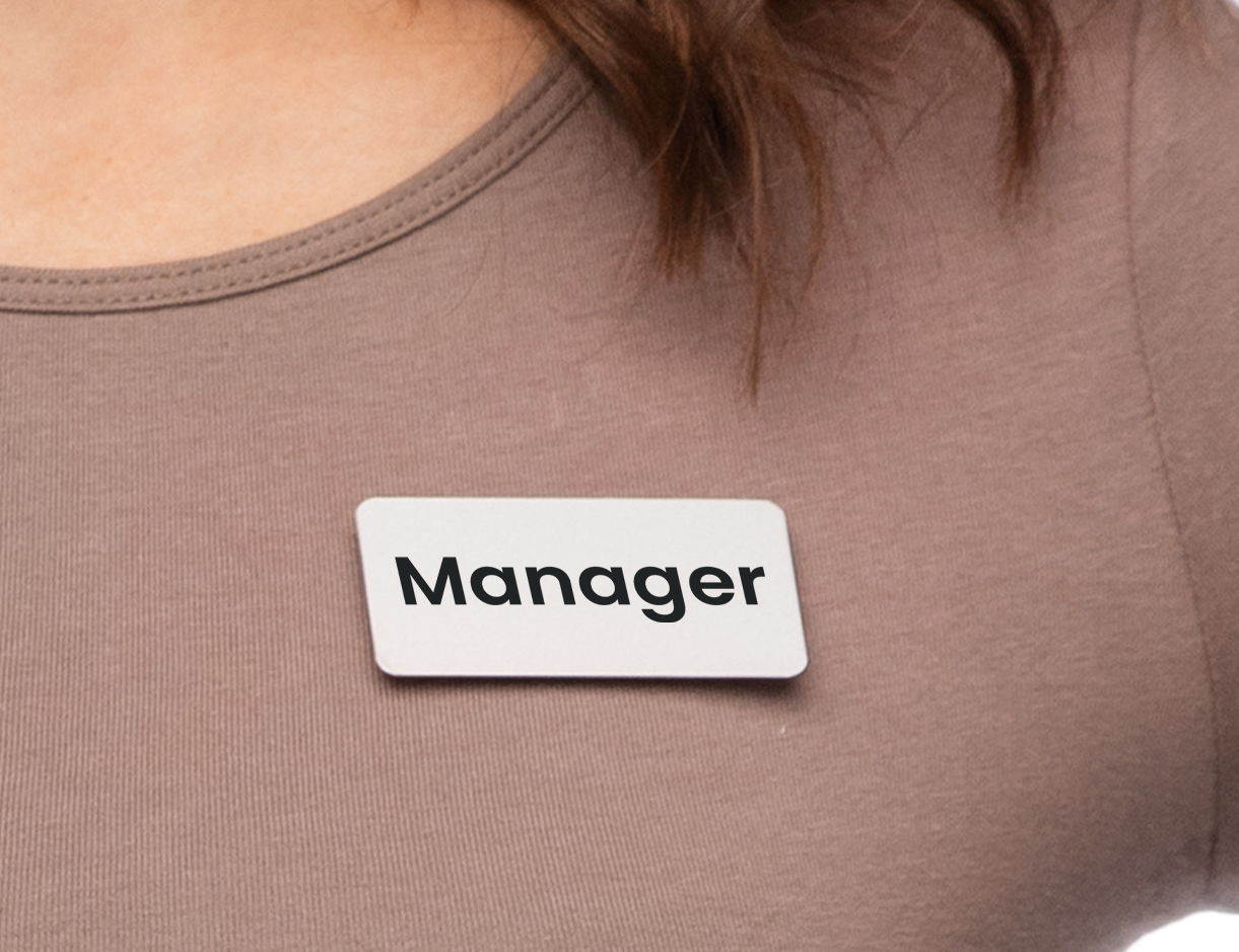 name badge magnet