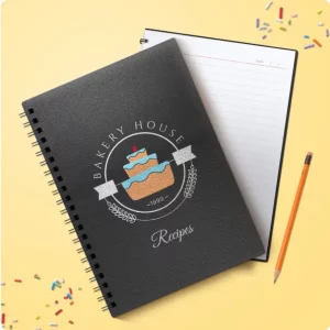 custom dairy notebook
