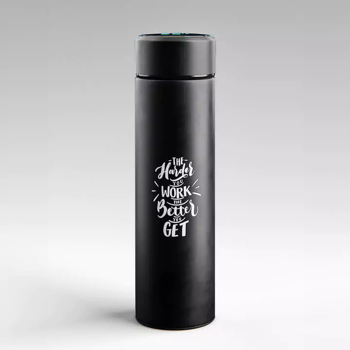 LED Temperature Digital Display Stainless Steel Water Bottle