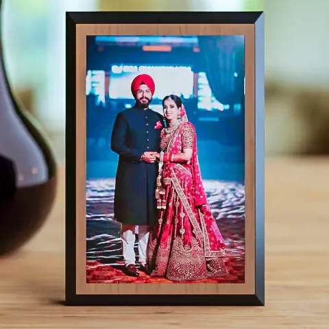 laminated photo plaque