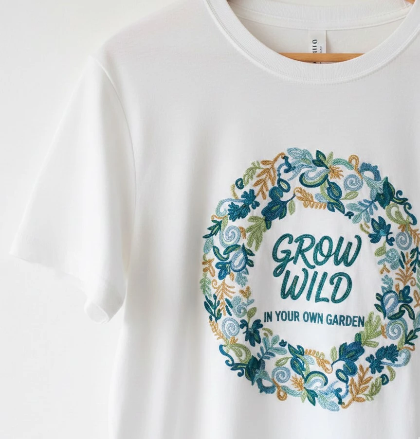 Embroidery T-shirt Design Ideas