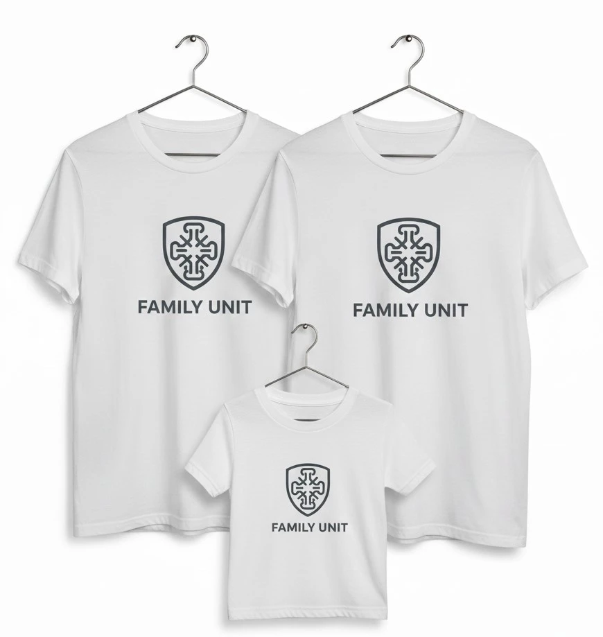 Uniform and Personalized Family T-shirt Design Ideas