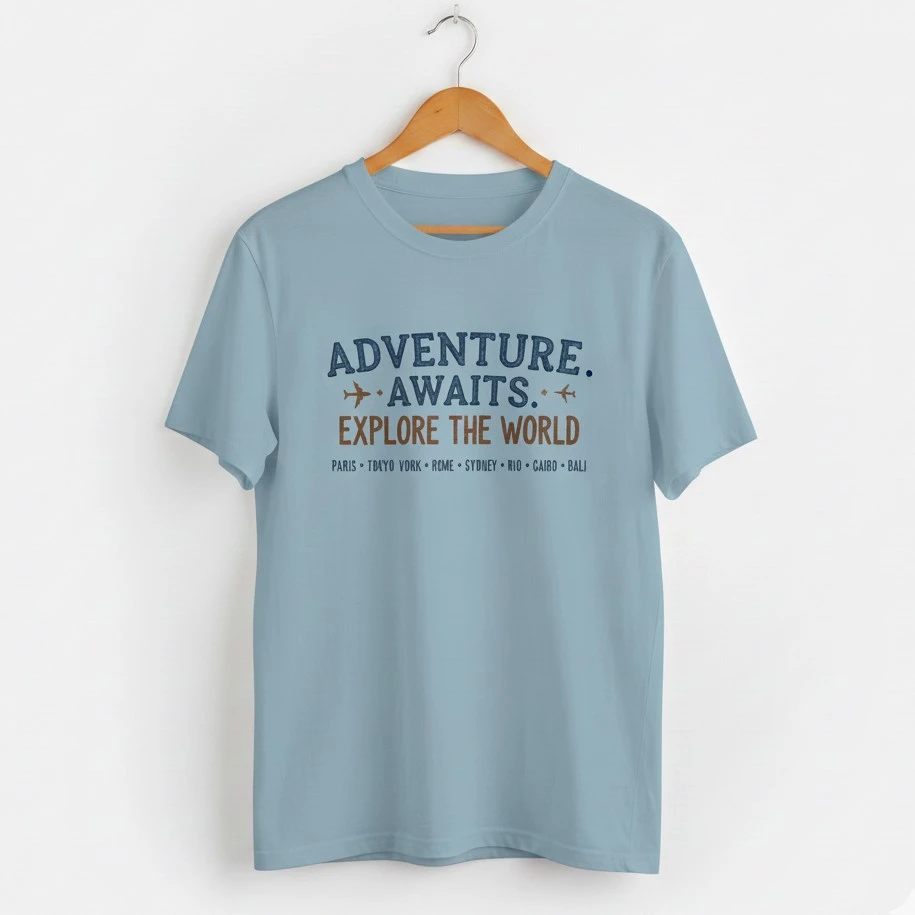 Travel Destinations T-shirt Design Ideas