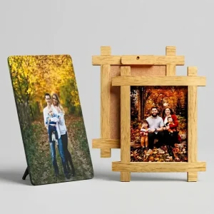 Acrylic and wooden photo frames