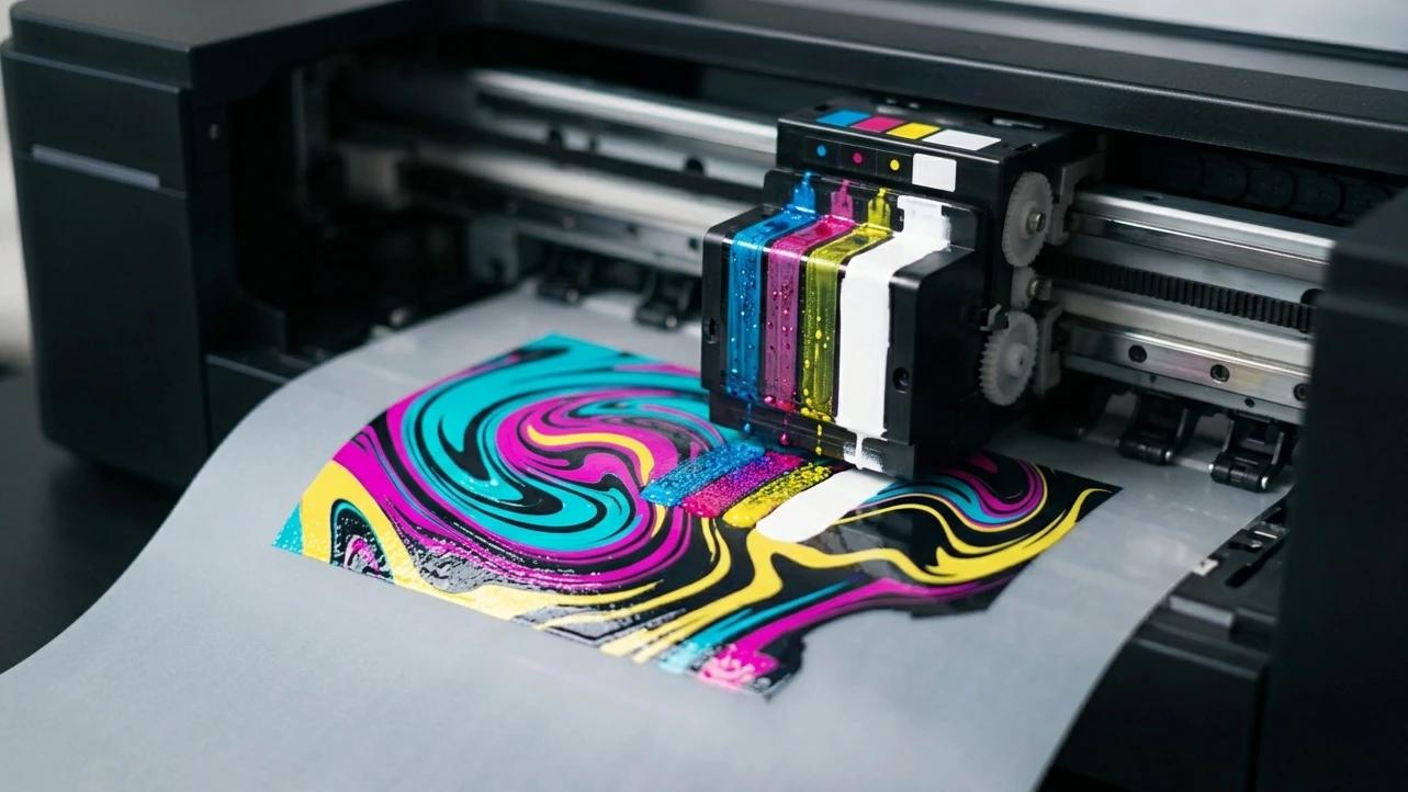 Step 2 Printing the Design using DTF printer