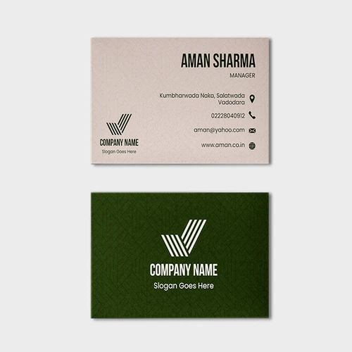 Textured Paper Visiting Cards