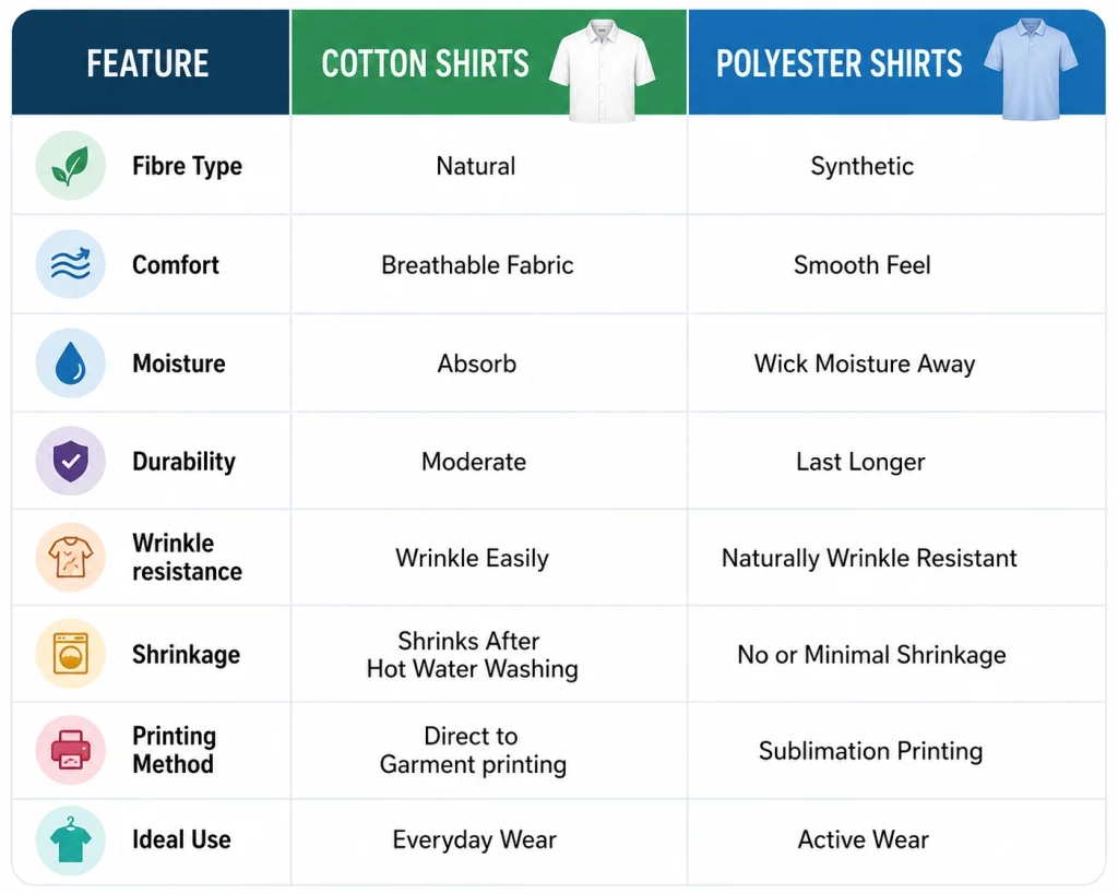 Polyester vs Cotton