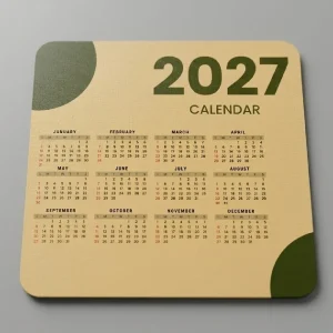 Mouse Pad Calendars