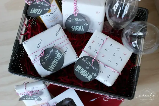 Five Senses Gift Basket