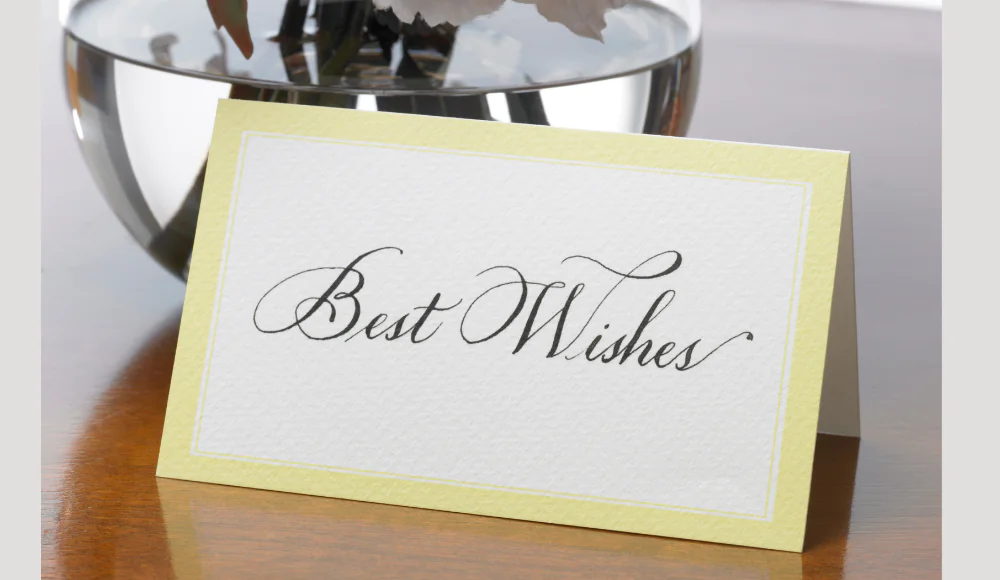 best wishes greeting card design ideas