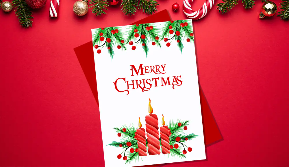 christmas greeting card design