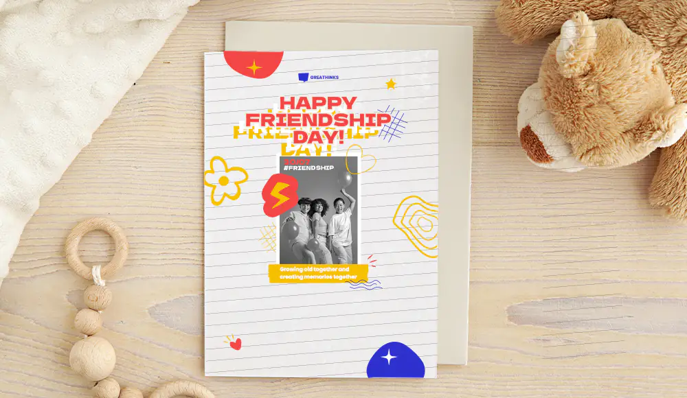 friendship day greeting card