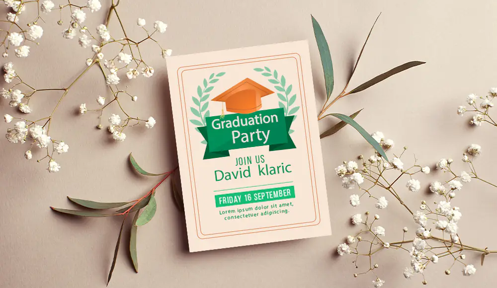 graduation greeting card design