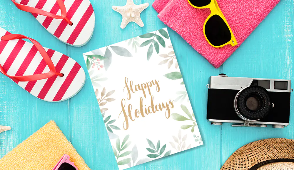 holiday greeting card design