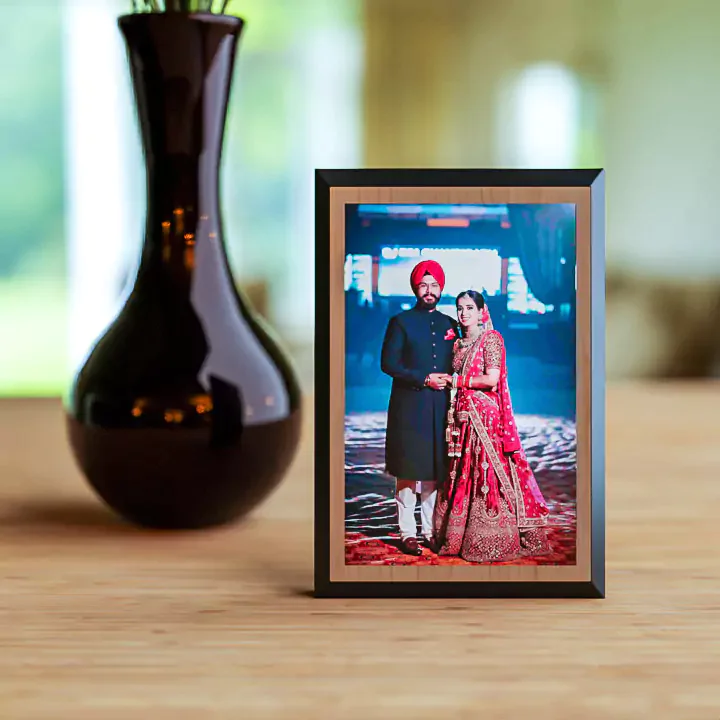 laminated photo palque as wedding anniversary gifts