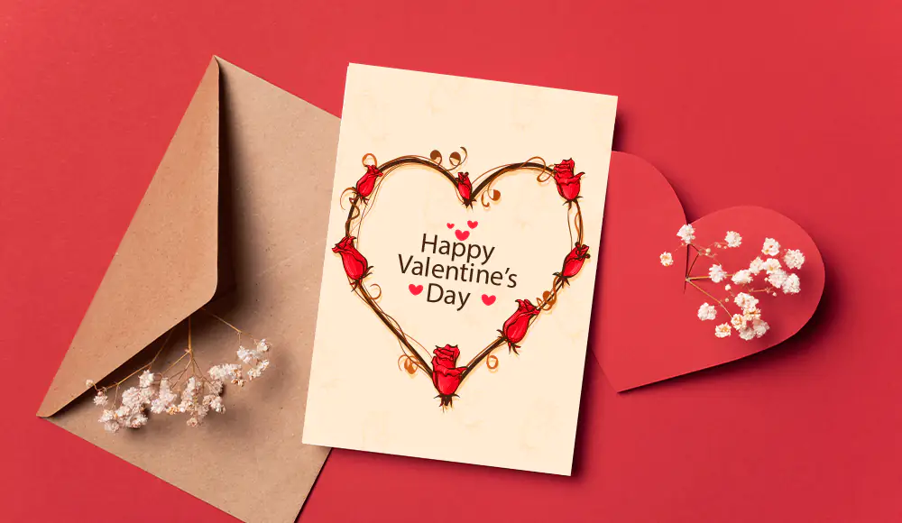 valentine's day greeting card