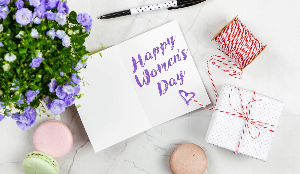 women's day greeting card design