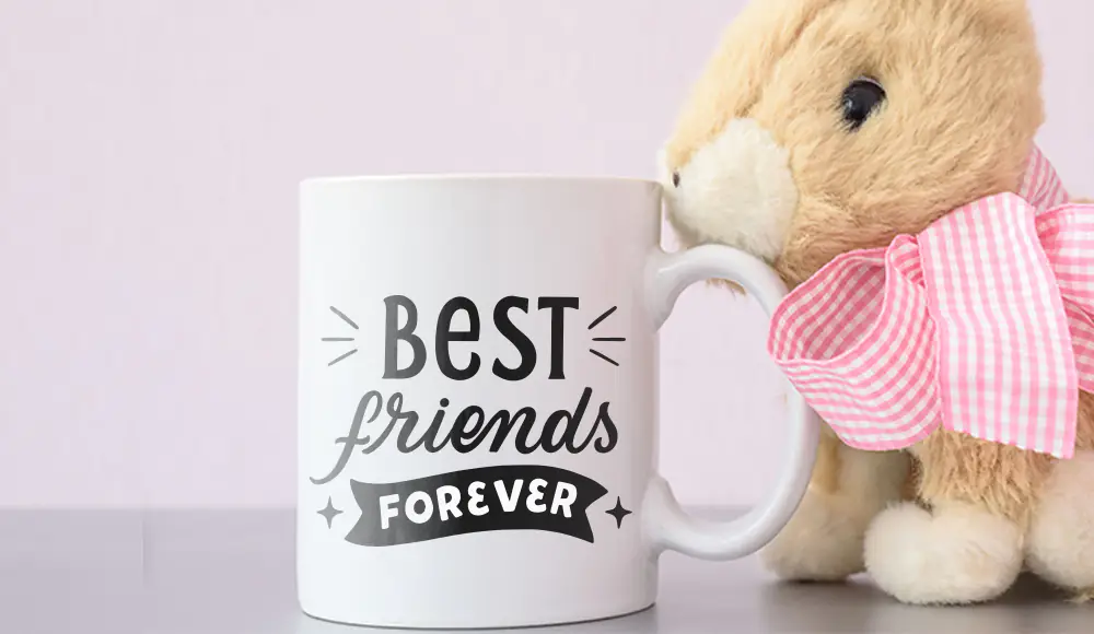 friendship day gift ideas: personalized mug