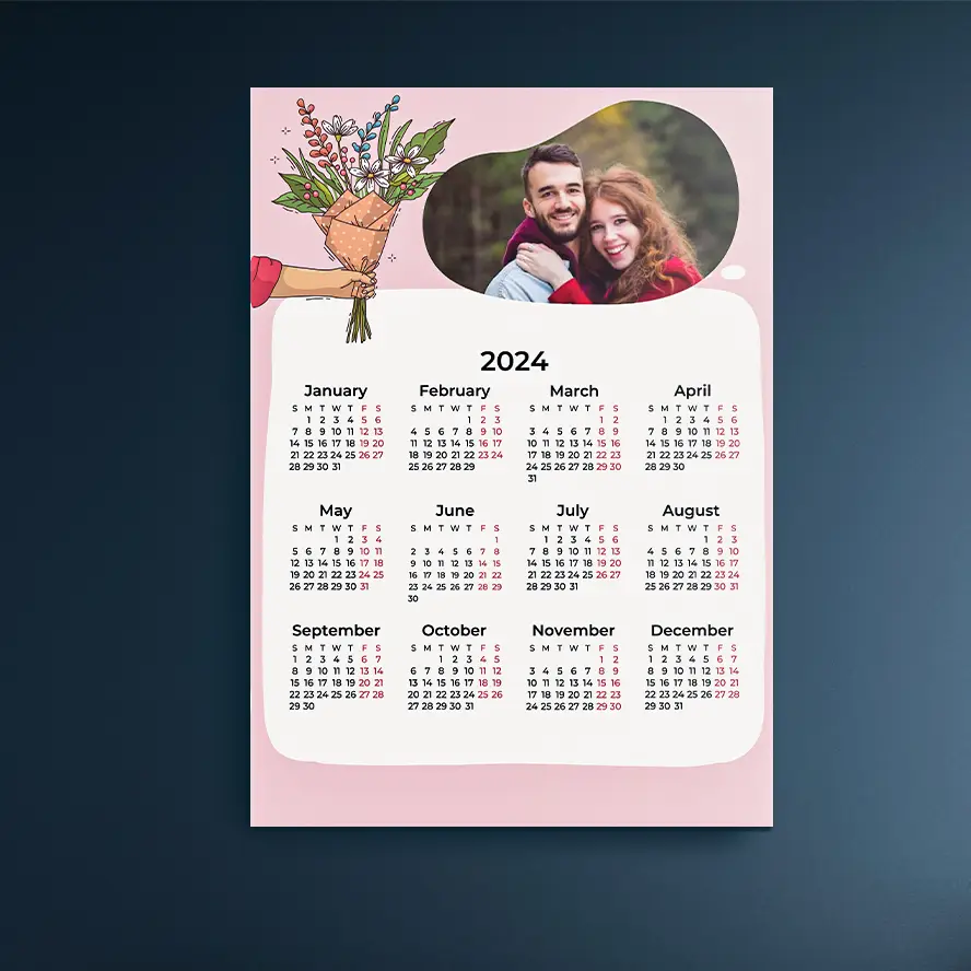 winter wall calendar printing