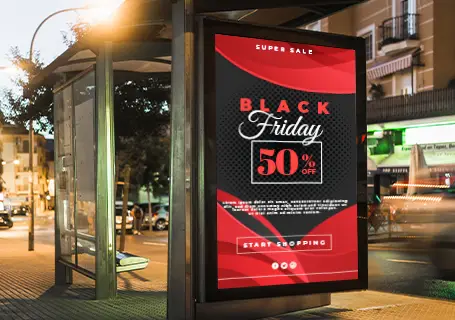 backlit display printing