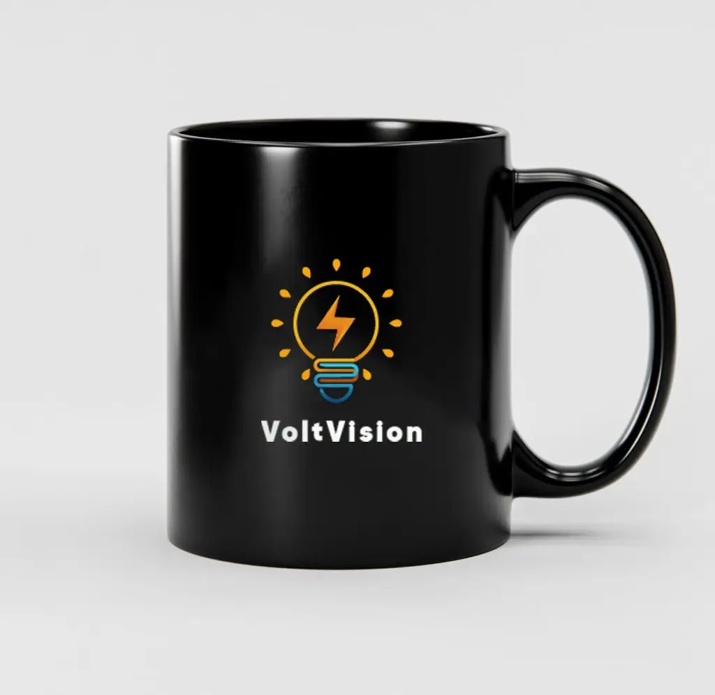 Black Coffee Mug