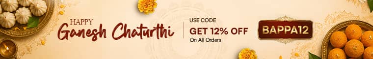 Happy Ganesh Chaturthi - Get 12% off with code BAPPA12
